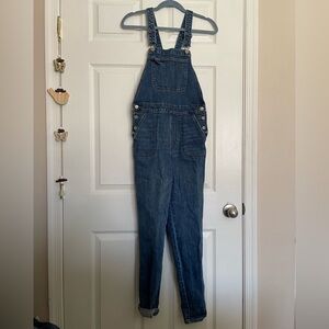 Old Navy Classic Women’s Jean Jumper size 4 Tall Blue Denim Overalls